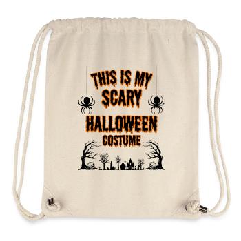 Funny Halloween Saying Costume - Stanley/Stella Recycled Gym Bag - natural - Front