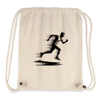 RUN AWAY FROM - Stanley/Stella Recycled Gym Bag - natural - Front