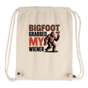 Bigfoot a eu ma saucisse - Sac à cordon recyclé Stanley/Stella - blanc naturel - Devant