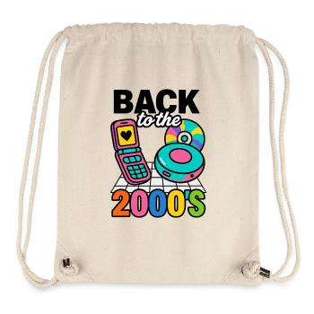 Nostalgische Rückkehr in die 2000er Jahre - Stanley/Stella recycelter Gym Bag - Naturweiß - Vorne