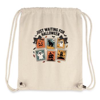 Halloween Stamps - Stanley/Stella Recycled Gym Bag - natural - Front