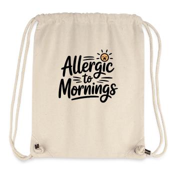 Allergique aux matinaux - Sac à cordon recyclé Stanley/Stella - blanc naturel - Devant