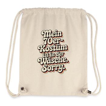 70s Costume Is In The Lingerie 70s Party 70s - Stanley/Stella Recycled Gym Bag - natural - Front