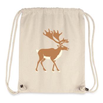 caribou - Stanley/Stella Recycled Gym Bag - natural - Front
