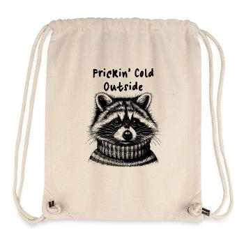 Frickin Cold Outside Waschbär - Stanley/Stella recycelter Gym Bag - Naturweiß - Vorne
