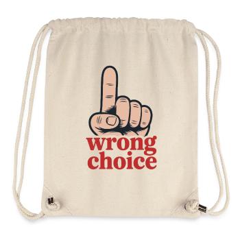 Mutiges Handgesten-Motivationsdesign - Stanley/Stella recycelter Gym Bag - Naturweiß - Vorne