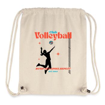Club de volley-ball - Sac à cordon recyclé Stanley/Stella - blanc naturel - Devant