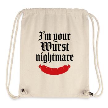 I'm your wurst nightmare - Stanley/Stella Recycled Gym Bag - natural - Front