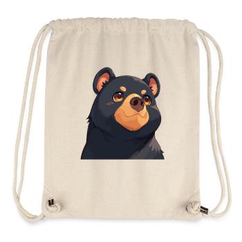 Sun Bear Malaienbär - Stanley/Stella recycelter Gym Bag - Naturweiß - Vorne