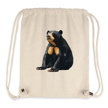 Sun Bear Malaienbär - Stanley/Stella recycelter Gym Bag - Naturweiß - Vorne