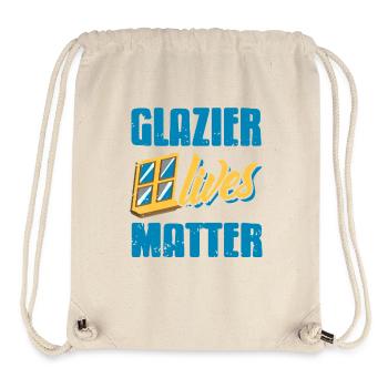 Glazier Work Has Value Respect The Trade - Stanley/Stella Recycled Gym Bag - natural - Front