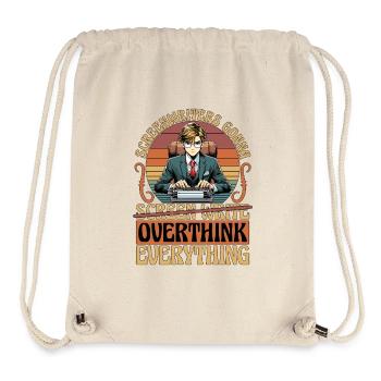 Screenwriter Gonna Overthink Everything Novelist - Stanley/Stella Recycled Gym Bag - natural - Front