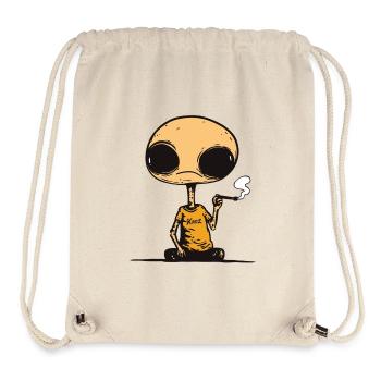 Casual Alien Graffiti  - Stanley/Stella Recycled Gym Bag - natural - Front