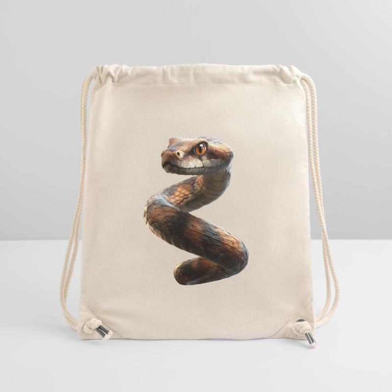 serpent, python, cobra, serpent à sonnettes, serpents Sac à cordon recyclé Stanley/Stella
