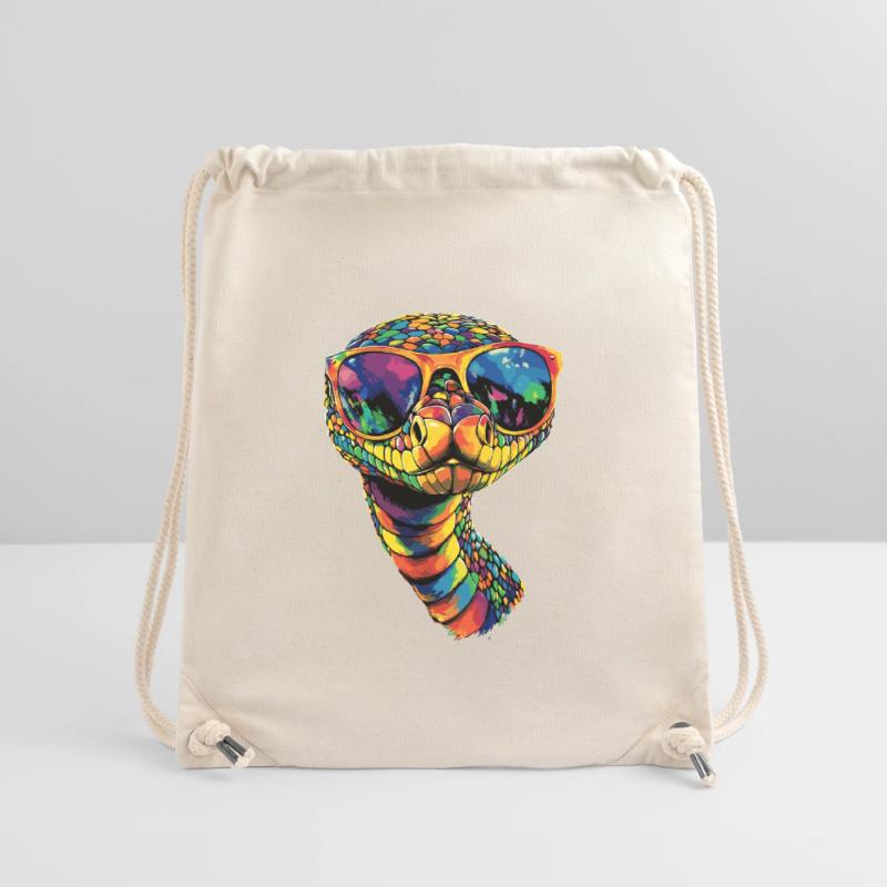 serpent, python, cobra, serpent à sonnettes, serpents Sac à cordon recyclé Stanley/Stella