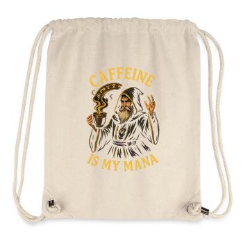 Koffein Ist Mein Mana Zauberer Illustration - Stanley/Stella recycelter Gym Bag - Naturweiß - Vorne