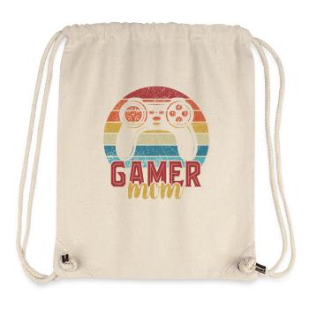 Gamer Mama Lustig - Stanley/Stella recycelter Gym Bag - Naturweiß - Vorne