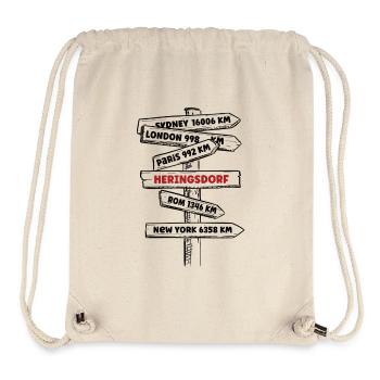 Heringsdorf Baltic Sea Resort Holiday Baltic Sea Island Usedom - Stanley/Stella Recycled Gym Bag - natural - Front