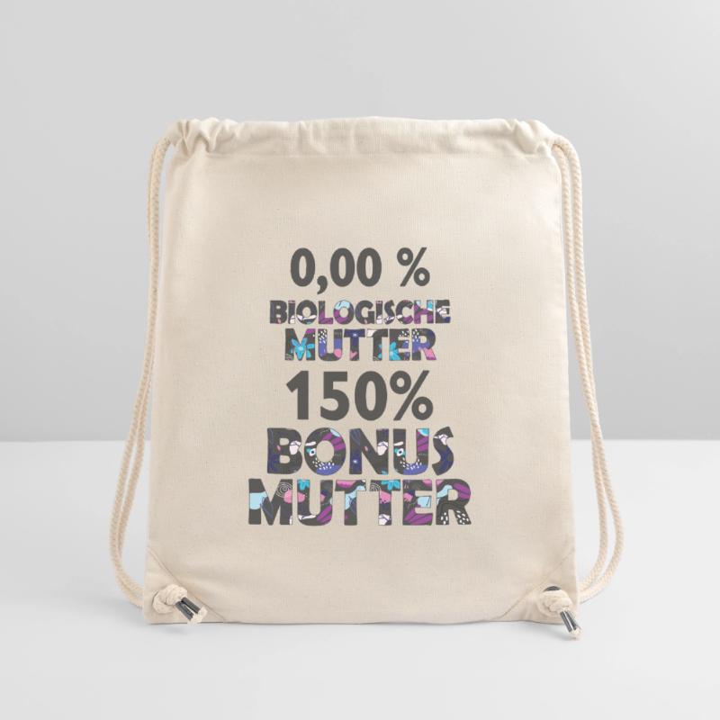 Mutter Mama Bonus Stiefmutter Muttertag Geschenk Stanley/Stella recycelter Gym Bag