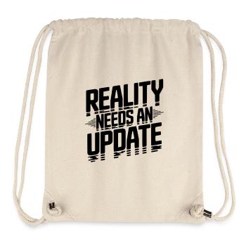 Reality Needs an Update - Stanley/Stella Recycled Gym Bag - natural - Front