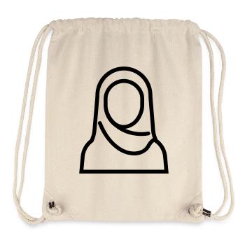 Muslim woman - Stanley/Stella Recycled Gym Bag - natural - Front