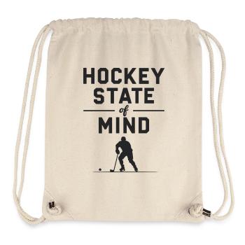 Dicton de hockey sur glaceState of Mind Fan Merchandise - Sac à cordon recyclé Stanley/Stella - blanc naturel - Devant