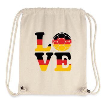 Love Football Germany Flag Motif - Stanley/Stella Recycled Gym Bag - natural - Front
