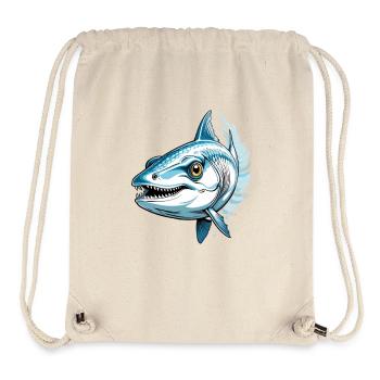 Blue predator aggressor - Stanley/Stella Recycled Gym Bag - natural - Front