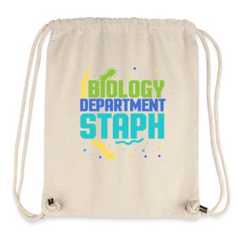 Professeur de biologie Biologiste Biologiste en microbiologie - Sac à cordon recyclé Stanley/Stella - blanc naturel - Devant