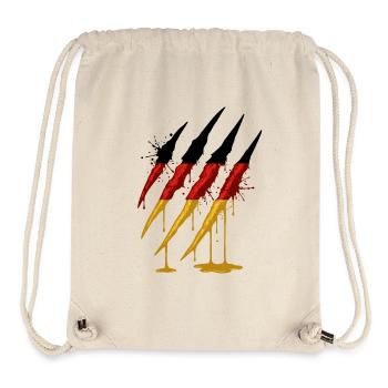 Claw Germany Flag Scratch Trace - Stanley/Stella Recycled Gym Bag - natural - Front