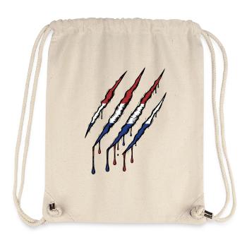 Netherlands Claw Holland Oranje Scratch Marks - Stanley/Stella Recycled Gym Bag - natural - Front