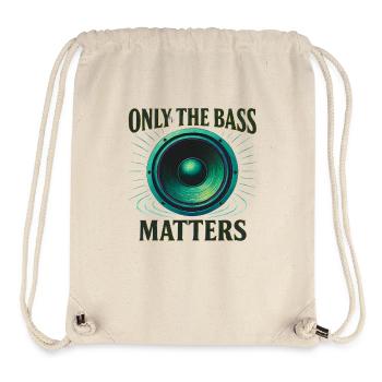 Techno – Only the Bass Matters - Stanley/Stella Recycled Gym Bag - natural - Front