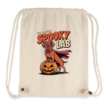 Spuk Foxred  Lab Halloween Hund - Stanley/Stella recycelter Gym Bag - Naturweiß - Vorne