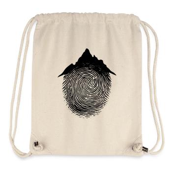 Bergwandern Liebe Klettern - Stanley/Stella recycelter Gym Bag - Naturweiß - Vorne