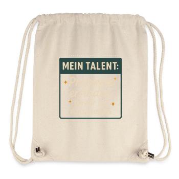 Talent! Inventing problems before they exist - Stanley/Stella Recycled Gym Bag - natural - Front