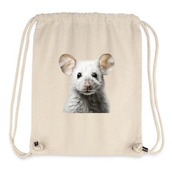 Cute Mouse – Cute Pet Portrait - Stanley/Stella Recycled Gym Bag - natural - Front