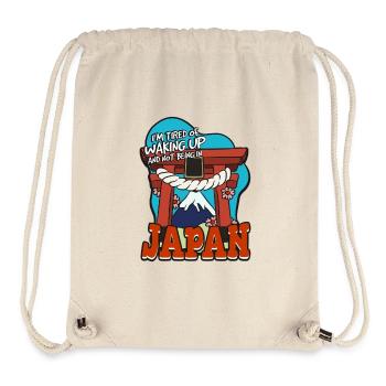 I'm Tired of Waking Up and Not Being in Japan - Stanley/Stella Recycled Gym Bag - natural - Front