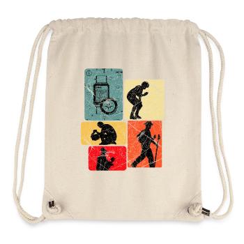 Geocaching - Stanley/Stella Recycled Gym Bag - natural - Front