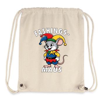 FASCHINGS MAUS - Stanley/Stella recycelter Gym Bag - Naturweiß - Vorne