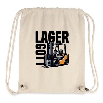 Lager Gott - Stanley/Stella recycelter Gym Bag - Naturweiß - Vorne