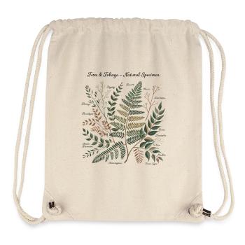 Botanische Kunst - Stanley/Stella recycelter Gym Bag - Naturweiß - Vorne