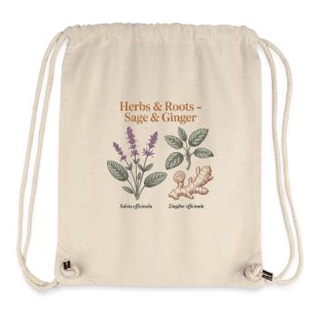 Botanical Herbs - Sage & Ginger - Stanley/Stella Recycled Gym Bag - natural - Front