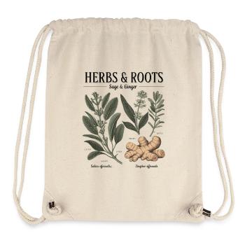 Herbs & Roots – Sage & Ginger - Stanley/Stella Recycled Gym Bag - natural - Front