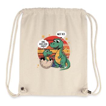 Dino Question God-Existence - Stanley/Stella Recycled Gym Bag - natural - Front