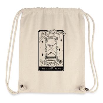 Memento Mori – Classic Hourglass Design - Stanley/Stella Recycled Gym Bag - natural - Front