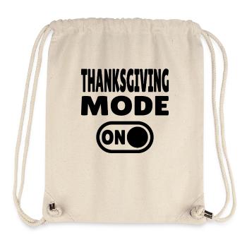 Thanksgiving Mode ON - Stanley/Stella Recycled Gym Bag - natural - Front