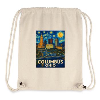 Columbus, Ohio - Stanley/Stella Recycled Gym Bag - natural - Front