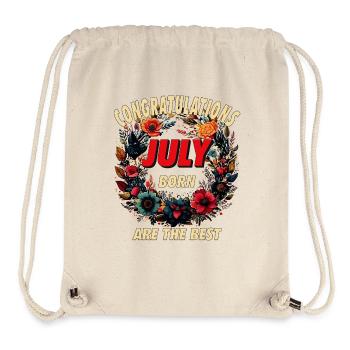 CONGRATULATIONS JULY - Stanley/Stella Recycled Gym Bag - natural - Front