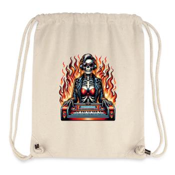 Rock and Roll Always and Forever Rockabilly 2025 - Stanley/Stella recycelter Gym Bag - Naturweiß - Vorne