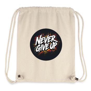 Gib niemals Graffiti auf - Stanley/Stella recycelter Gym Bag - Naturweiß - Vorne